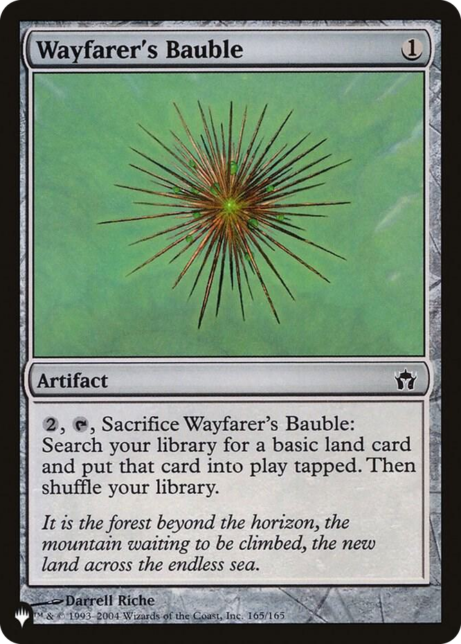 Wayfarer's Bauble #165 C - The List Reprints Pokemon card
