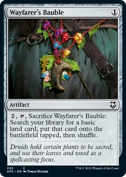0222 Wayfarer's Bauble C Commander: Adventures in the Forgotten Realms