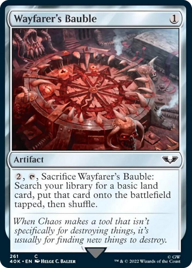 0261 Wayfarer's Bauble (261) C Universes Beyond: Warhammer 40,000