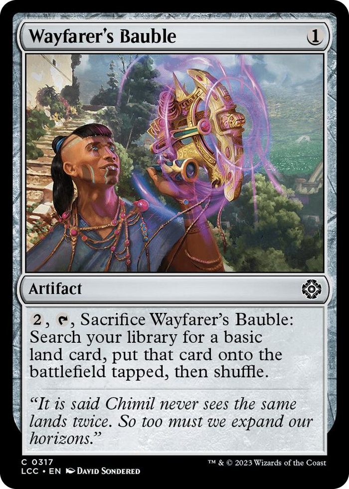 Wayfarer's Bauble #317 C - Commander: The Lost Caverns of Ixalan Pokemon card