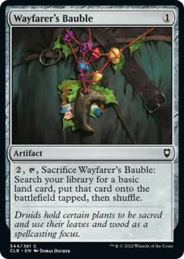 Wayfarer's Bauble #344 C - Commander Legends: Battle for Baldur's Gate Pokemon card