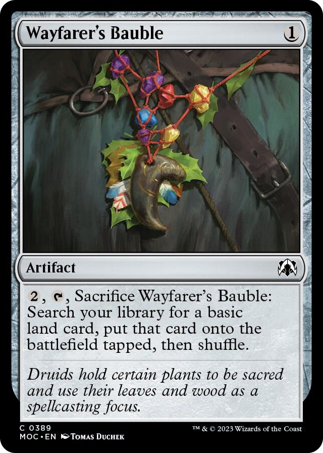 Wayfarer's Bauble #389 C - Commander: March of the Machine Pokemon card