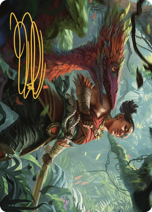 0071 Wayta, Trainer Prodigy Art Card (Gold-Stamped Signature) S Art Series: The Lost Caverns of Ixalan