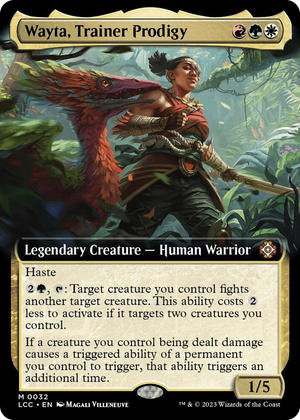0032 Wayta, Trainer Prodigy (Extended Art) M Commander: The Lost Caverns of Ixalan