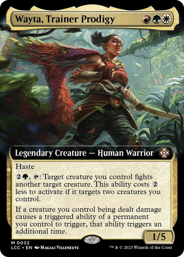 0032 Wayta, Trainer Prodigy (Extended Art) M Commander: The Lost Caverns of Ixalan