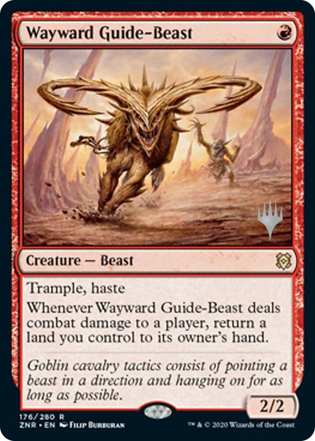 0176 Wayward Guide-Beast R Promo Pack: Zendikar Rising