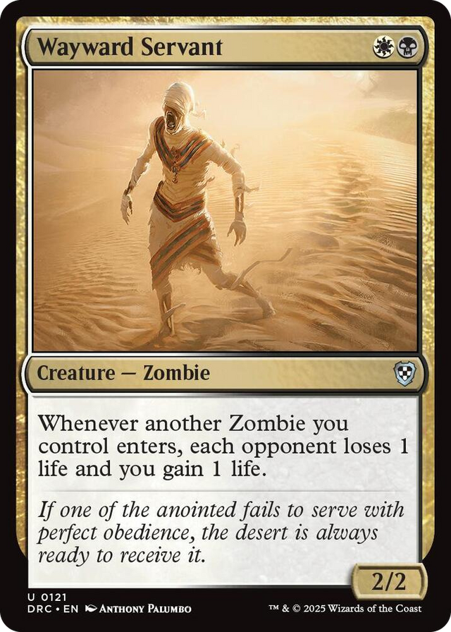 0121 Wayward Servant U Commander: Aetherdrift