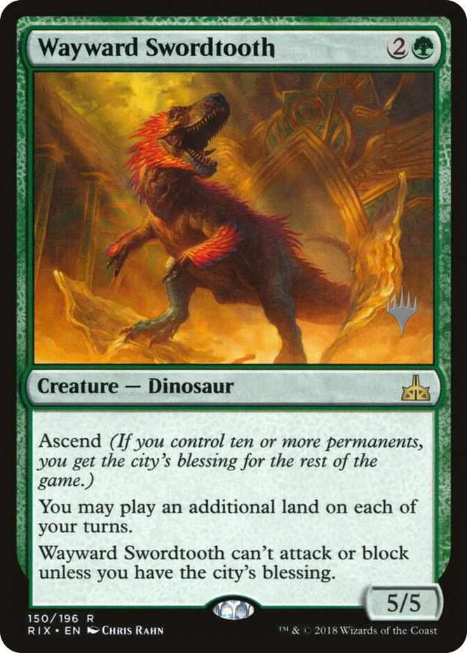 0150 Wayward Swordtooth R Promo Pack: Core Set 2020