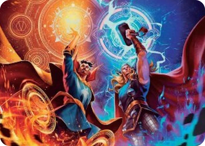 We Say Thee Nay! Art Card #7 S - Art Series: Marvel Super Heroes Pokemon card
