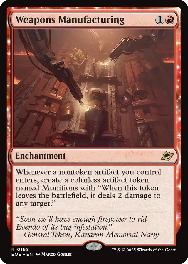 0168 Weapons Manufacturing R Edge of Eternities
