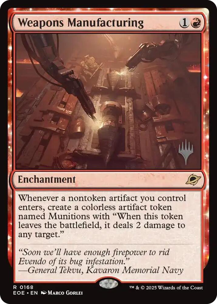 0168 Weapons Manufacturing R Promo Pack: Edge of Eternities