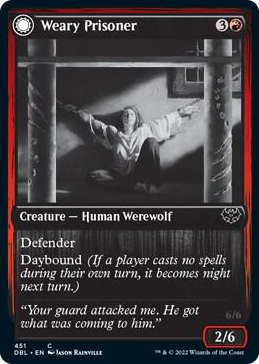 0451 Weary Prisoner C Innistrad: Double Feature