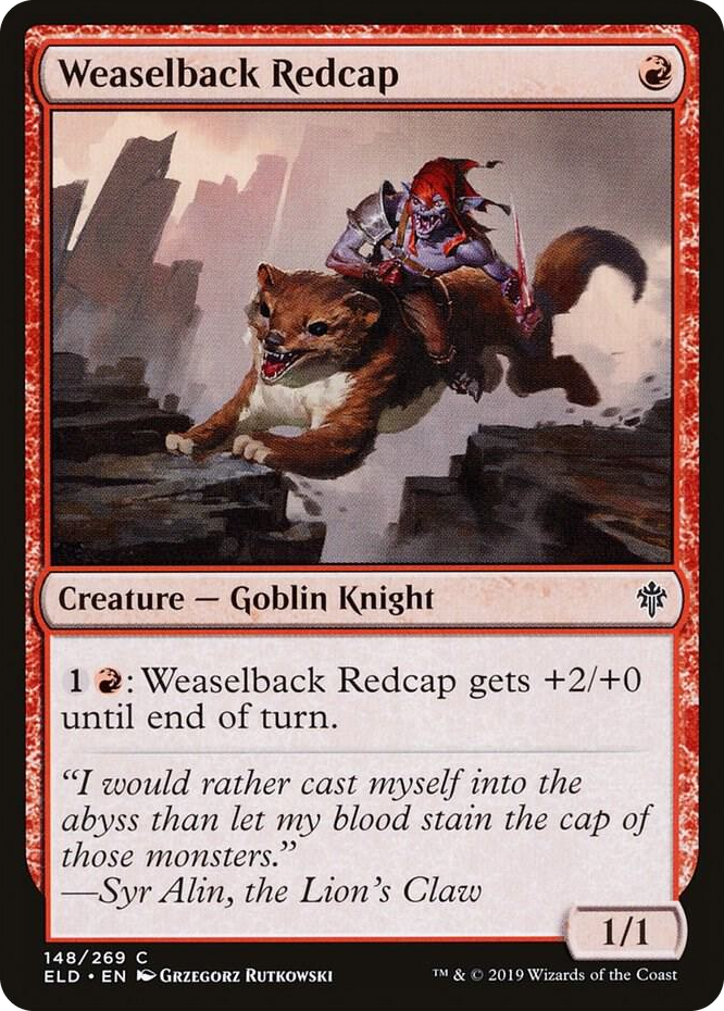 0148 Weaselback Redcap C Throne of Eldraine