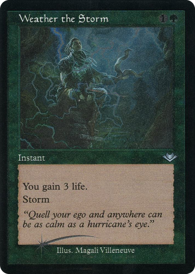0024 Weather the Storm (Retro Frame) (Foil Etched) U Modern Horizons