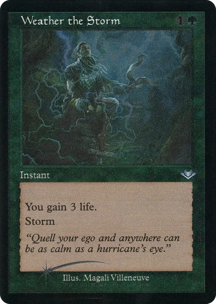 0024 Weather the Storm (Retro Frame) (Foil Etched) U Modern Horizons