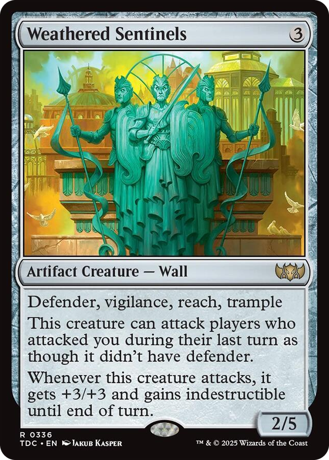 0336 Weathered Sentinels R Commander: Tarkir: Dragonstorm