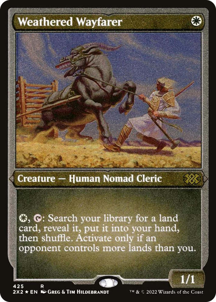 0425 Weathered Wayfarer (Foil Etched) R Double Masters 2022