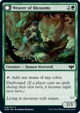 0226 Weaver of Blossoms C Innistrad: Crimson Vow