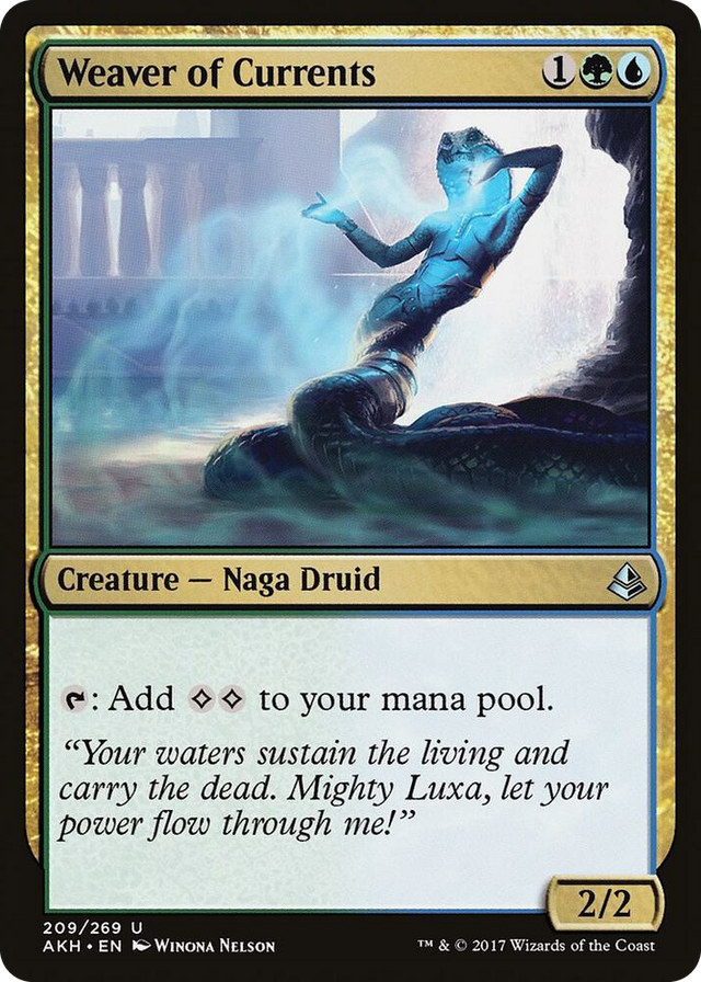 0209 Weaver of Currents U Amonkhet