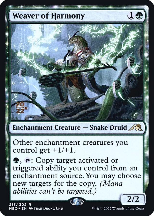 0213 Weaver of Harmony R Prerelease Cards