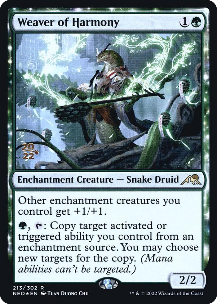 Weaver of Harmony #213 R - Prerelease Cards Pokemon card
