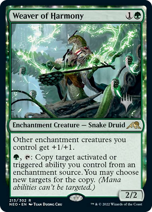 0213 Weaver of Harmony R Promo Pack: Kamigawa: Neon Dynasty