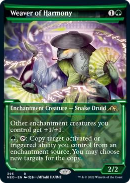 0395 Weaver of Harmony (Showcase) R Kamigawa: Neon Dynasty