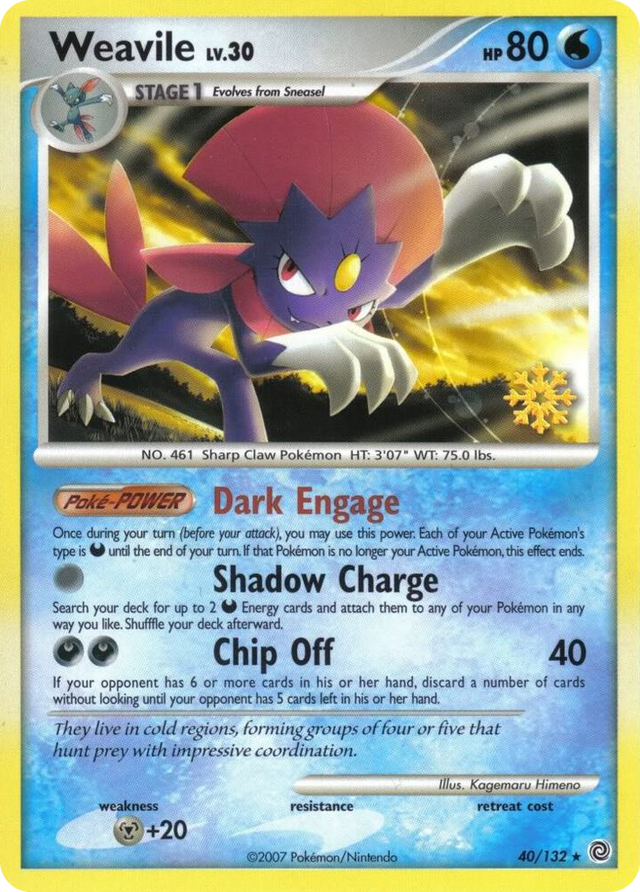 0040 Weavile Promo Countdown Calendar Promos