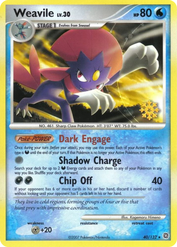 0040 Weavile Promo Countdown Calendar Promos