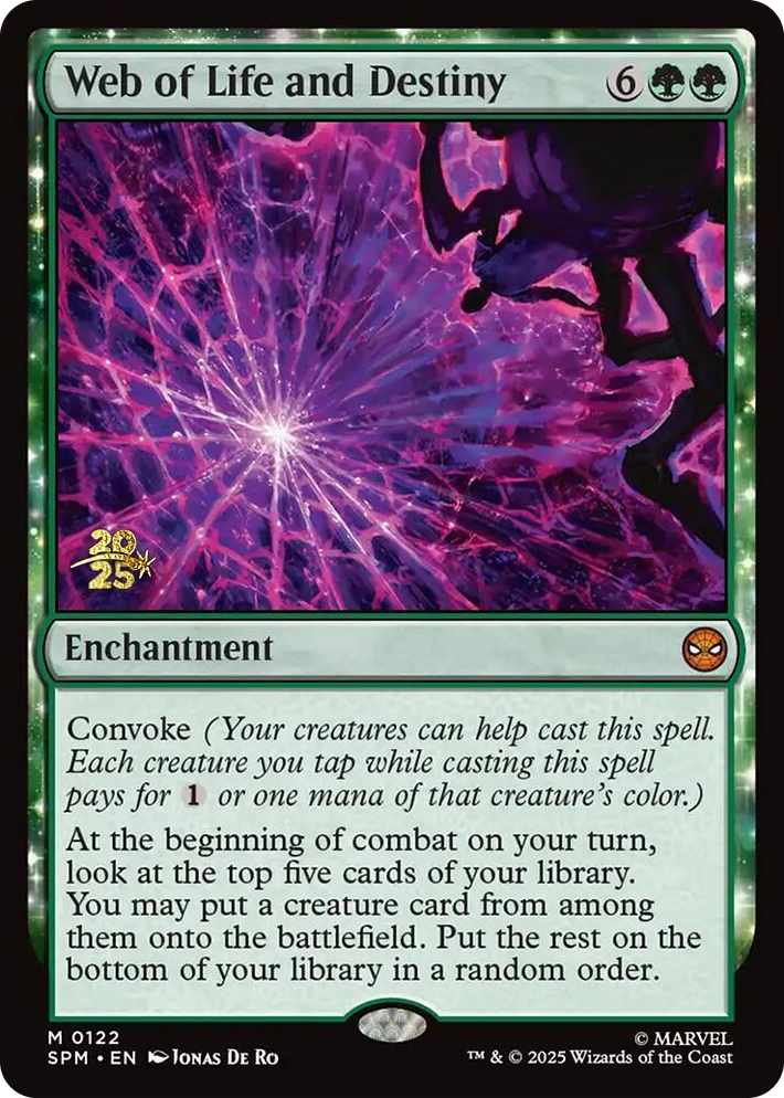 0122 Web of Life and Destiny M Prerelease Cards