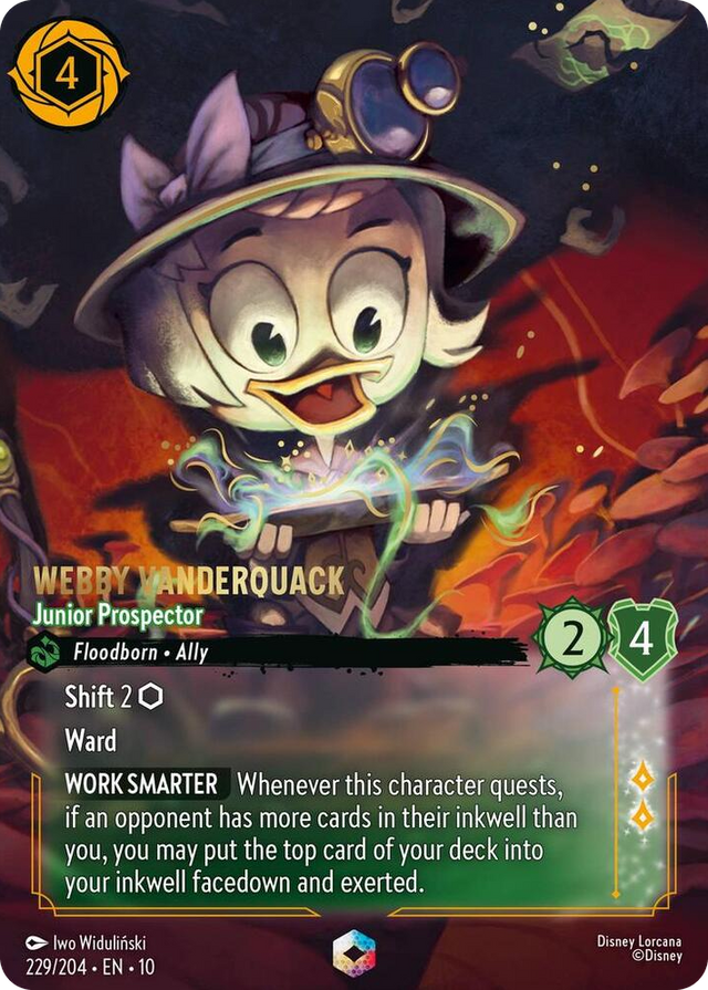 0229 Webby Vanderquack - Junior Prospector (Enchanted) Enchanted Whispers in the Well