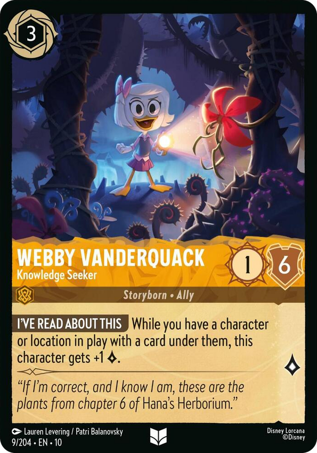 0009 Webby Vanderquack - Knowledge Seeker Uncommon Whispers in the Well