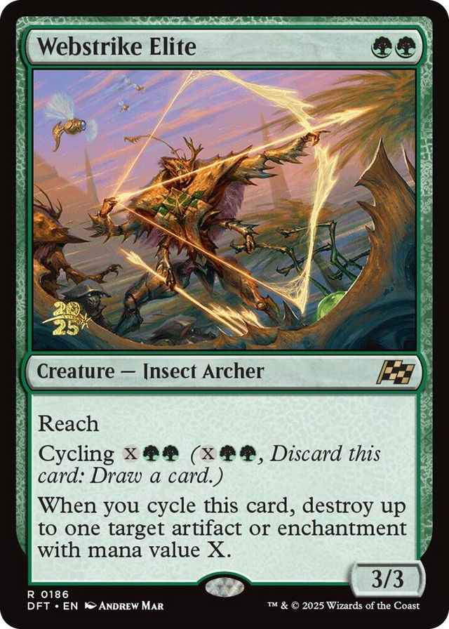 0186 Webstrike Elite R Prerelease Cards