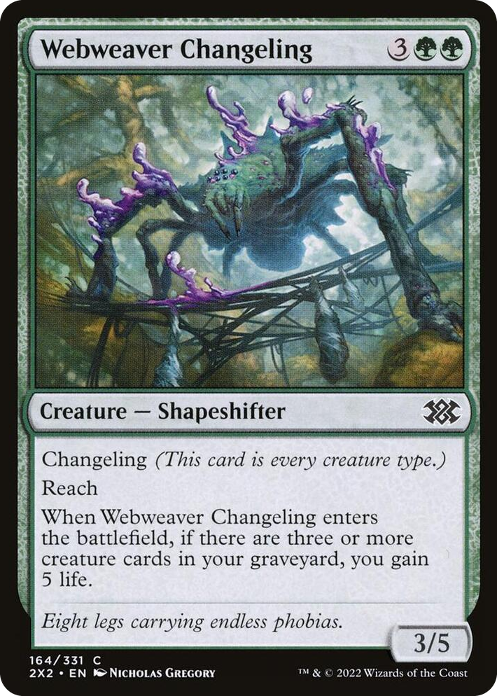 0164 Webweaver Changeling C Double Masters 2022