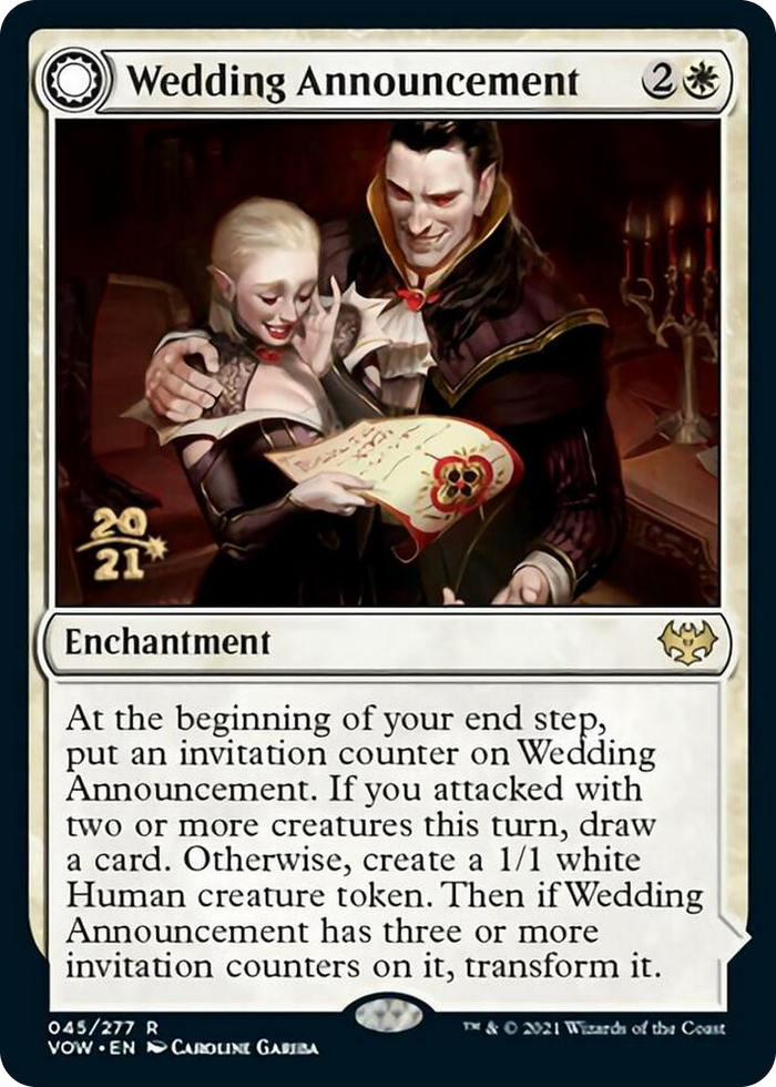 Wedding Announcement #45 R - Prerelease Cards Pokemon card