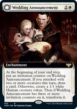 0355 Wedding Announcement (Extended Art) R Innistrad: Crimson Vow