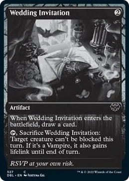 0527 Wedding Invitation C Innistrad: Double Feature