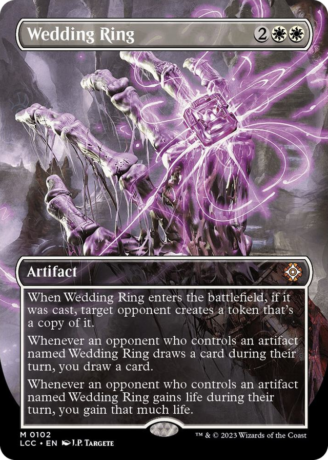0102 Wedding Ring (Borderless) M Commander: The Lost Caverns of Ixalan
