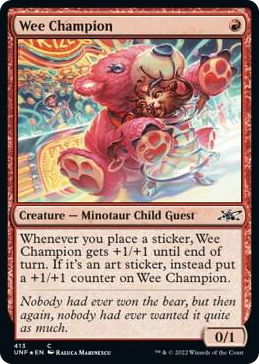 0413 Wee Champion (Galaxy Foil) C Unfinity