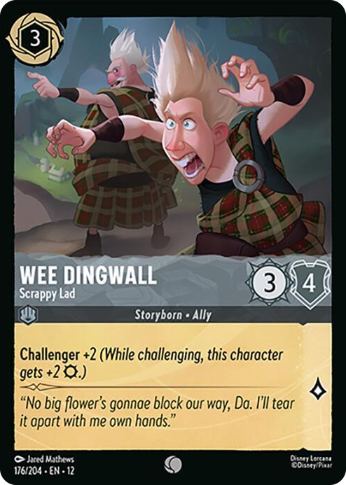 0176 Wee Dingwall - Scrappy Lad Common Wilds Unknown