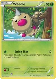 0001 Weedle Common Kalos Starter Set