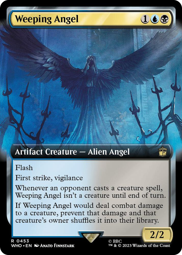 0453 Weeping Angel (Extended Art) R Universes Beyond: Doctor Who