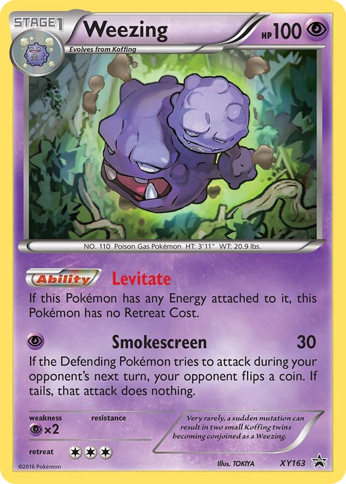 XY163 Weezing - XY163 Promo XY Promos