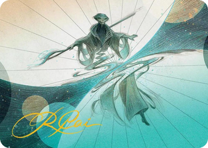 0010 Weftwalking Art Card (Gold-Stamped Signature) S Art Series: Edge of Eternities