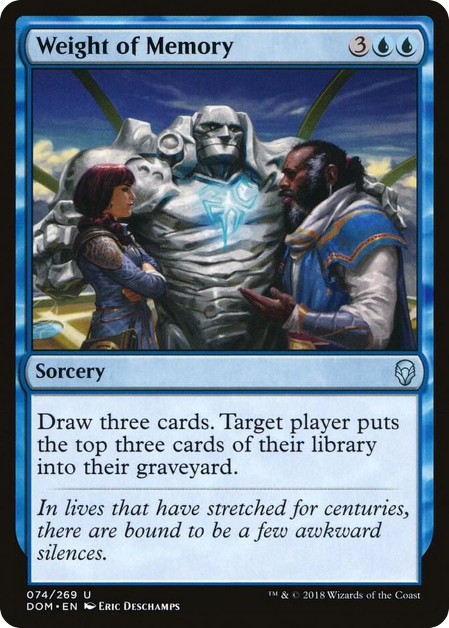 0074 Weight of Memory U Dominaria