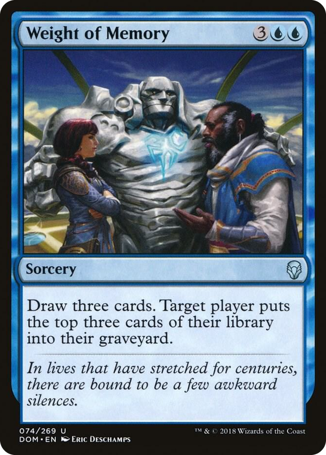 0074 Weight of Memory U Dominaria