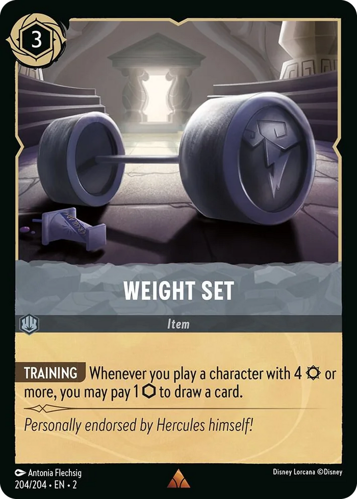 Weight Set #204 Rare - Rise of the Floodborn Pokemon card