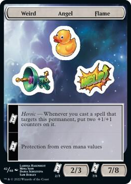0042 Weird Angel Flame T Unfinity
