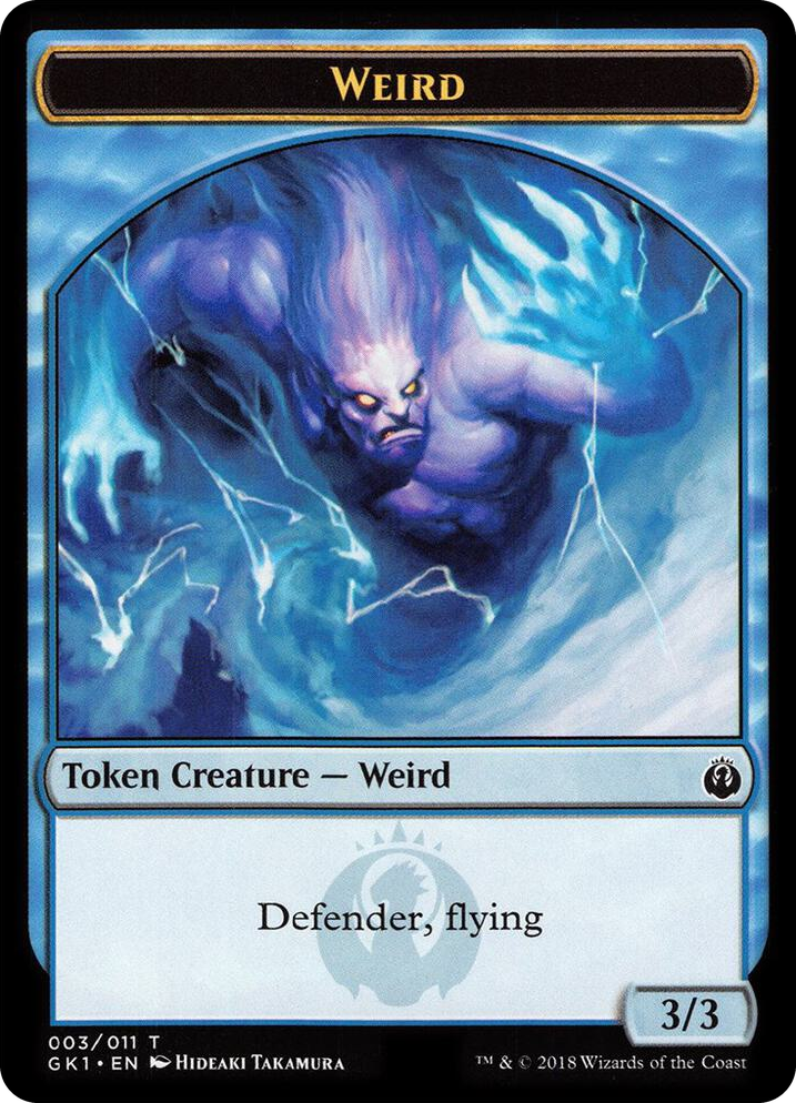 0003 Weird // Goblin Double-Sided Token T Guilds of Ravnica: Guild Kits
