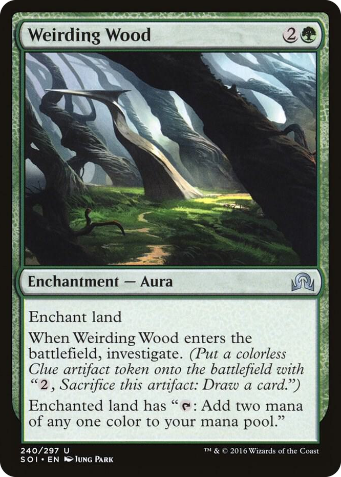 Weirding Wood #240 U - Shadows over Innistrad Pokemon card